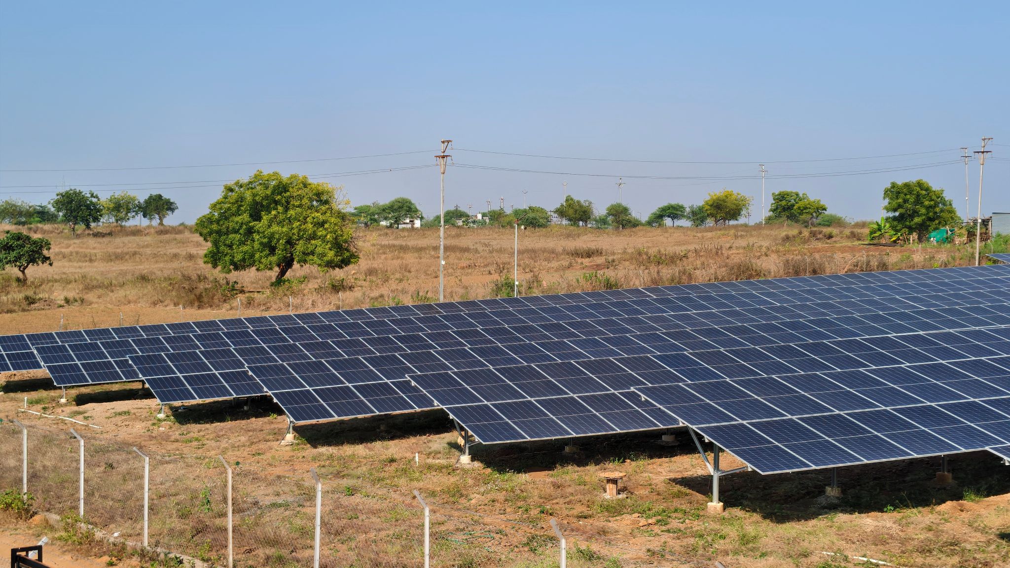 Shahapur Solar Power Plant (4 MW) setup under MSKVY scheme